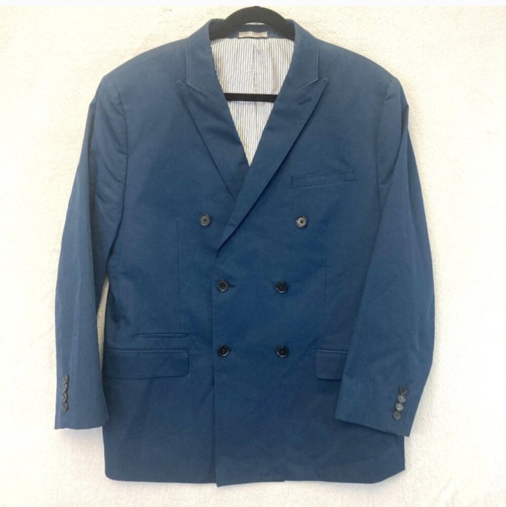 Express Double Breasted Blazer 44R Fitted/Slim
